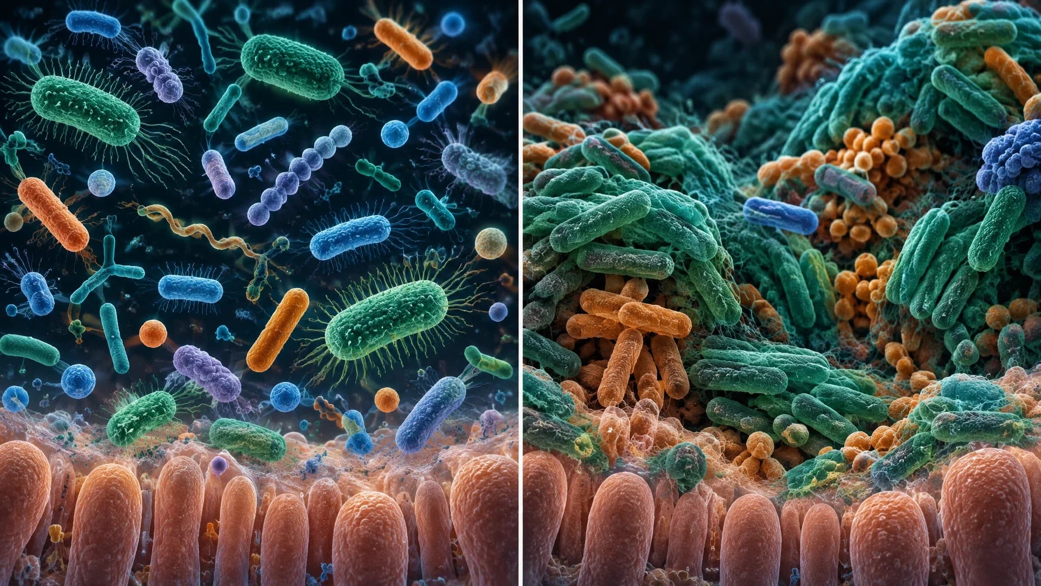 Relación entre SIBO, disbiosis y microbiota intestinal sana
