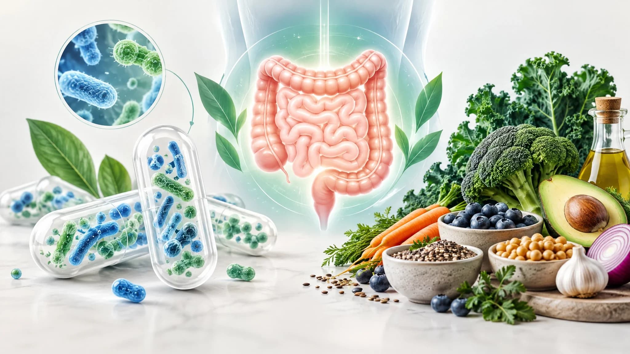 Fases del tratamiento del SIBO: antibióticos, dieta y restauración de microbiota