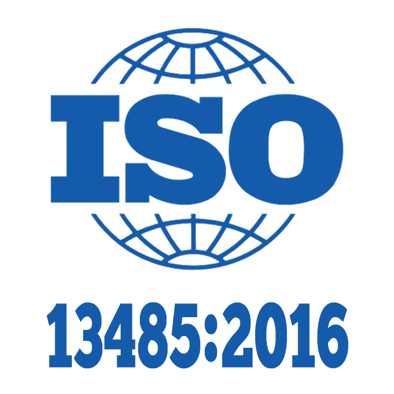 ISO 13485:2016 certified
